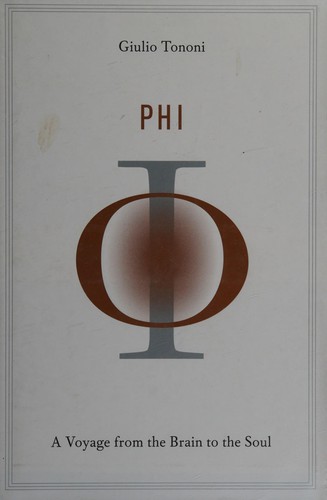 Cover of Phi by Giulio Tononi, showing a stylized illustration on a cream background with the title in large serif type.