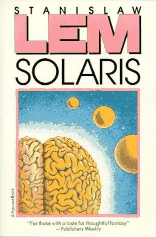 Cover of Solaris by Stanislaw Lem, showing a swirling abstract ocean pattern.